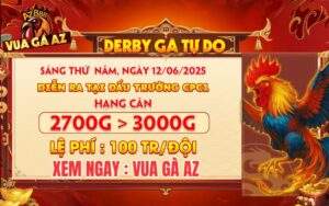 [THÔNG BÁO] Giải Đấu Derby Gà Nòi Tại CPC1 Ngày 12/6/2025