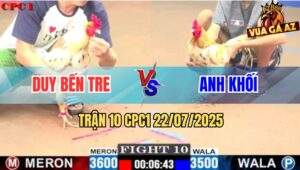 Trận 10 CPC1 22/7/2025 - Bướm Anh Duy Bến Tre Đá Chân 1 Có Kết Quả