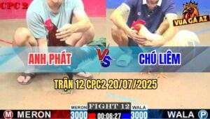 Trận 12 CPC2 20/7/2025 - Bướm Chú Liêm 1 Cước Tiến Đối Thủ Lên Đường