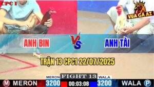 Trận 13 CPC1 22/7/2025 - Điều Anh Bin Canh Chặn Hay Đá Bướm Nằm Đống