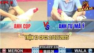 Trận 13 CPC2 2/7/2025 - Bướm Cọp Anh Tư Mã Ý Nhỏ Mà Có Võ