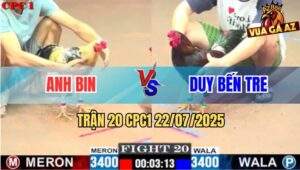 Trận 20 CPC1 22/7/2025 - Anh Duy Cắt Đứt Chuỗi Bất Bại Của Anh Bin