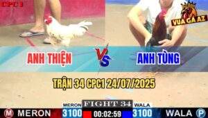 Trận 34 CPC1 24/7/2025 - Điều Anh Tùng Quá Khôn Đá 2 Chân Bướm Gãy Giò