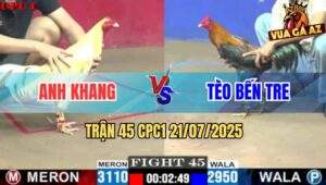 Trận 45 CPC1 21/7/2025 - Gà Bướm Anh Khang Chưa Đá Đã Bay Bồ