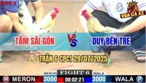 Trận 6 CPC1 29/7/2025 - Bướm Canh Chặn Đá Chuối Chân Xanh Rụng Cây