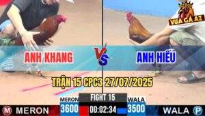 Trận 15 CPC3 27/7/2025 - Gà Anh Khang Phản Tang Đẳng Cấp Hạ Đối Thủ
