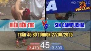 Trận 45 Bồ TonHon 27/8/2025 - Hiếu Bến Tre Và Anh Sin Campuchia