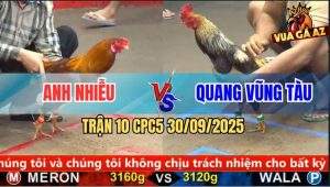 Trận 10 CPC5 30/9/2025 - Anh Nhiễu Và Anh Quang Vũng Tàu