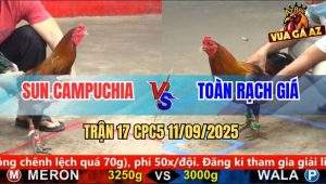 Trận 17 CPC5 11/9/2025 - Anh Sun Campuchia Và Anh Toàn Tịnh Biên