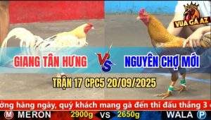 Trận 17 CPC5 20/9/2025 - Anh Giang Tân Hưng Và Anh Nguyên Chợ Mới