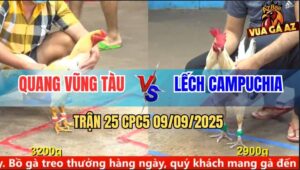 Trận 25 CPC5 9/9/2025 - Anh Quang Vũng Tàu Và Anh Lếch Campuchia