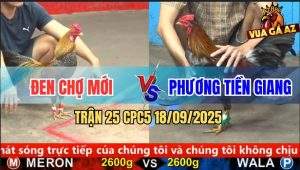 Trận 25 CPC5 18/9/2025 - Anh Đen Chợ Mới Và Anh Phương Tiền Giang