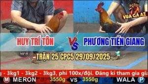 Trận 25 CPC5 29/9/2025 - Anh Huy Trí Tôn Và Anh Phương Tiền Giang