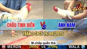 Trận 3 CPC5 19/9/2025 - Anh Châu Tịnh Biên Và Anh Nam