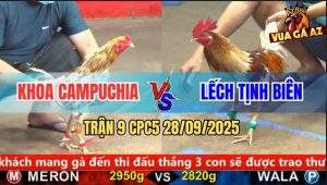 Trận 9 CPC5 28/9/2025 - Anh Khoa Campuchia Và Anh Lếch Tịnh Biên