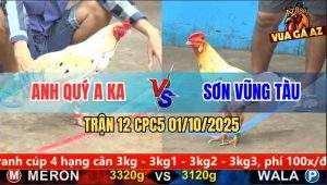 Trận 12 CPC5 1/10/2025 - Anh Quý A Ka Và Anh Sơn Vũng Tàu