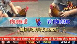 Trận 19 CPC5 3/10/2025 - Anh Tèo Đen Lê Và Anh Vũ Tiền Giang