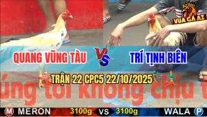 Trận 22 CPC5 22/10/2025 - Anh Quang Vũng Tàu Và Anh Trí Tịnh Biên