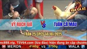 Trận 25 CPC5 14/10/2025 - Anh Vỹ Rạch Giá Và Anh Tuấn Cà Mau