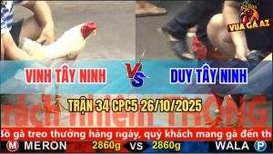 Trận 34 CPC5 26/10/2025 - Anh Vinh Tây Ninh Và Anh Duy Tây Ninh