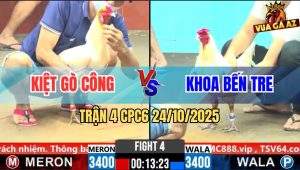 Trận 4 CPC6 24/10/2025 - Úa Chân Xanh Kẹp Một Chân Banh Tủ Camelo