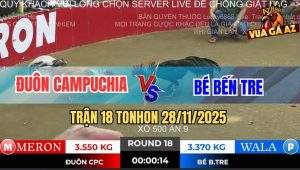 Trận 18 TonHon 28/11/2025 - Anh Đuôn Lụm Anh Bé Xổ 500 Không Đổ Mồ Hôi