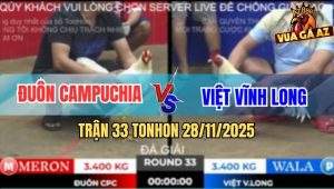 Trận 33 TonHon 28/11/2025 - Anh Đuôn Campuchia Gặp Anh Việt Vĩnh Long