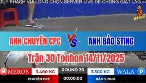 Trận 30 Tonhon 14/11/2025
